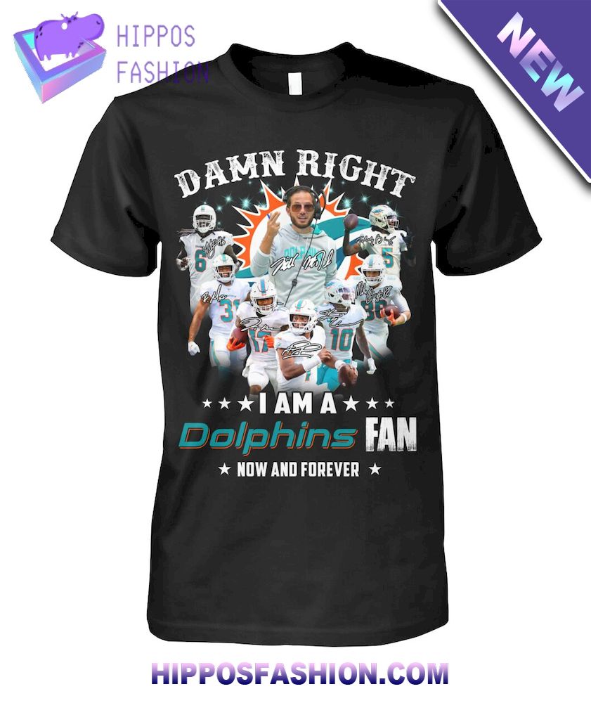Miami Dolphins Damn Right T Shirt D