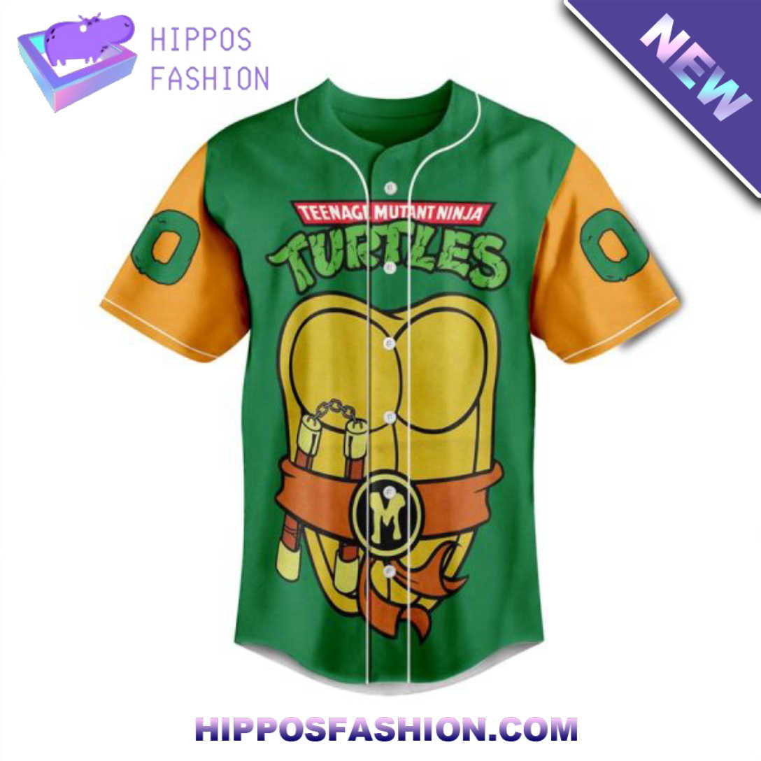 Michelangelo Teenage Mutant Ninja Turtles Customized Baseball Jersey cXEE.jpg