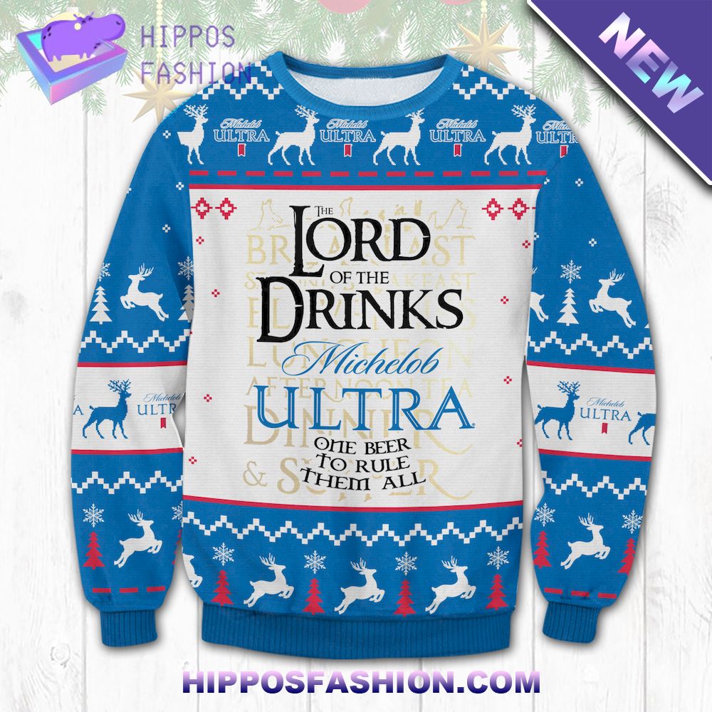 Michelob Ultra Lord Of The Rings Ugly Sweater