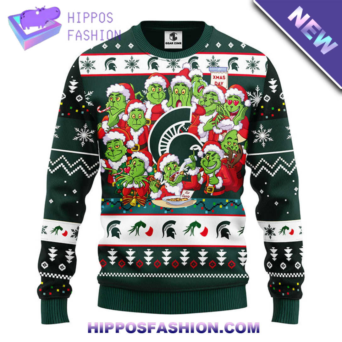 Michigan State Spartans Grinch Xmas Day Christmas Ugly Sweater sKdn.jpg