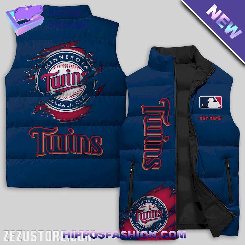 Minnesota Twins MLB Personalized Puffer Jacket