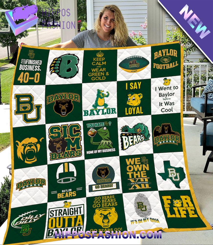 NCAA Baylor Bears Quilt Blanket