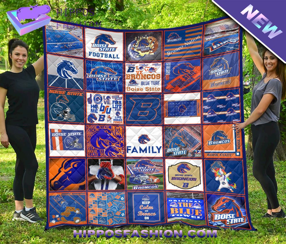 NCAA Boise State Broncos Quilt Blanket