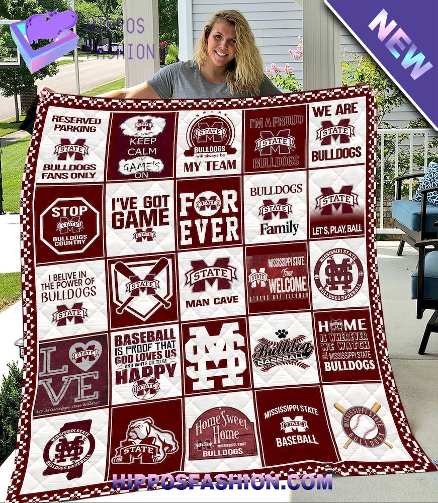 NCAA Mississippi State Bulldogs Quilt Blanket