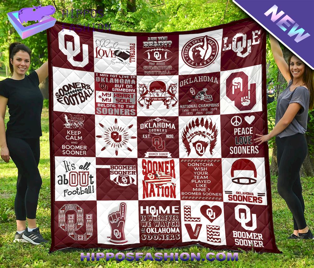 NCAA Oklahoma Sooners Quilt Blanket