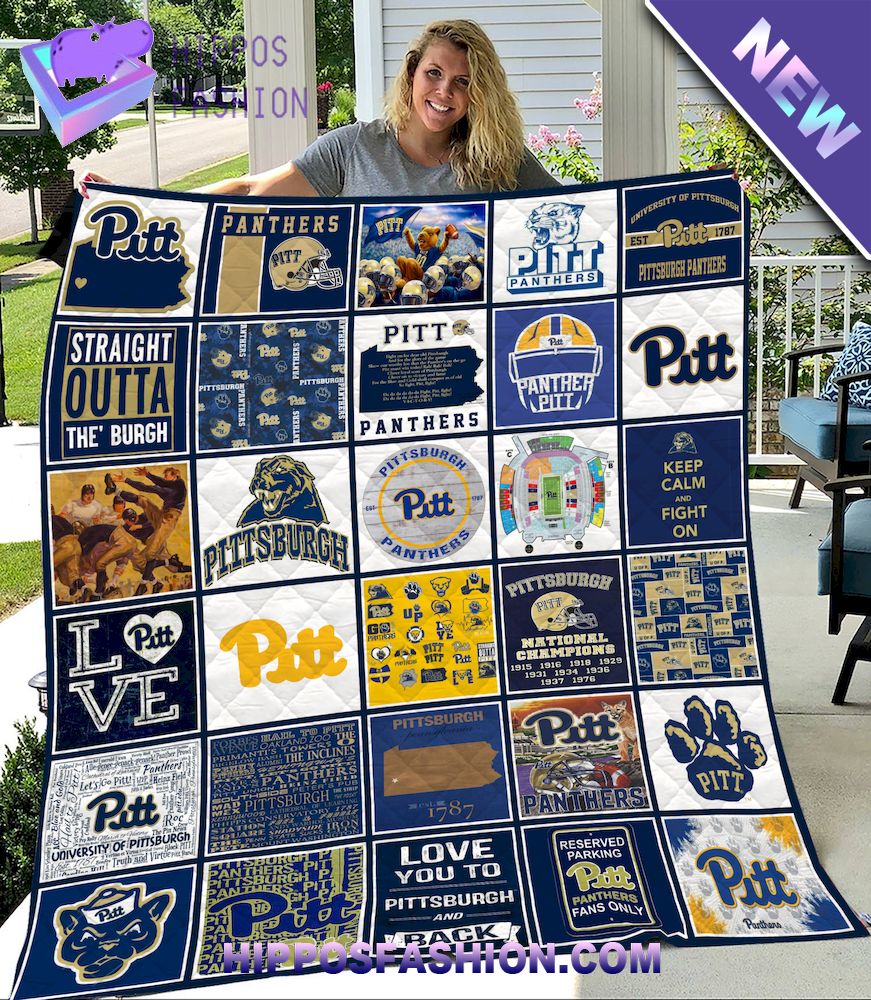 NCAA Pittsburgh Panthers Quilt Blanket