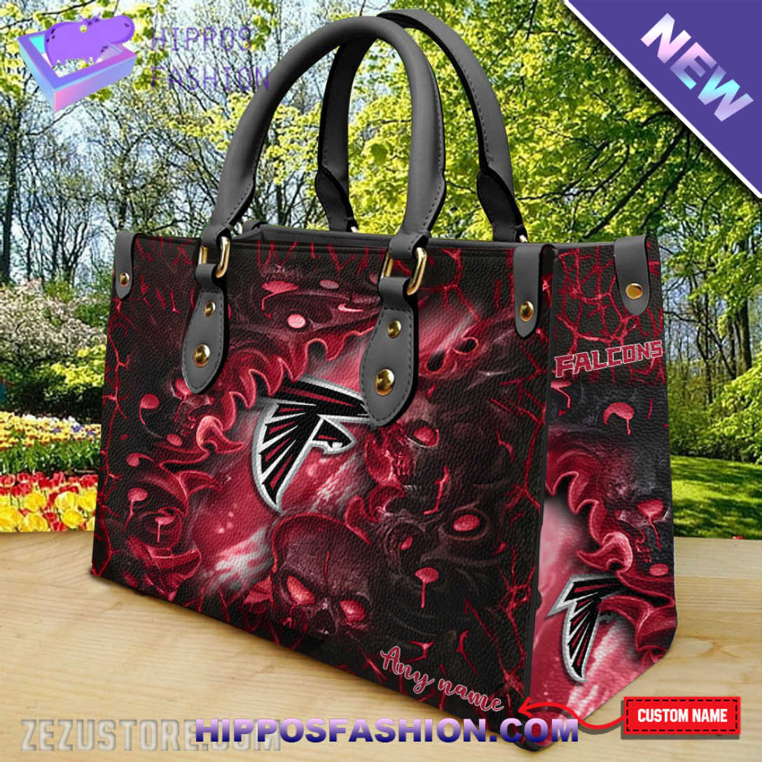 NFL Atlanta Falcons Custom Name Leather HandBag DnUu.jpg