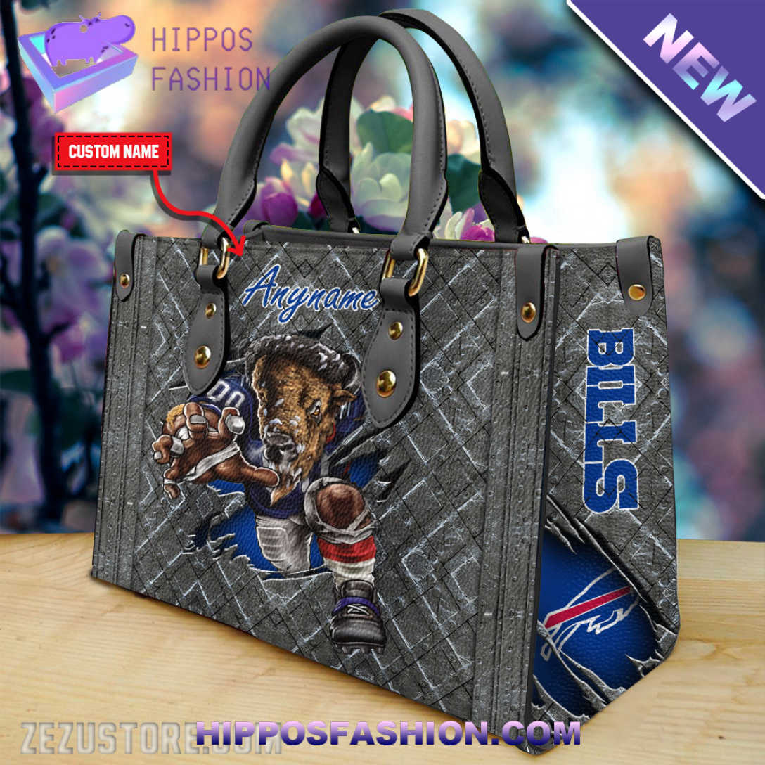 NFL Buffalo Bills Personalized Leather HandBag dY.jpg
