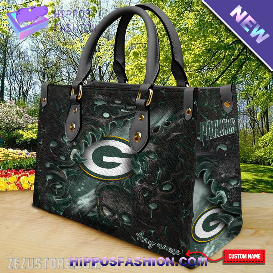 NFL Green Bay Packers Custom Name Leather HandBag