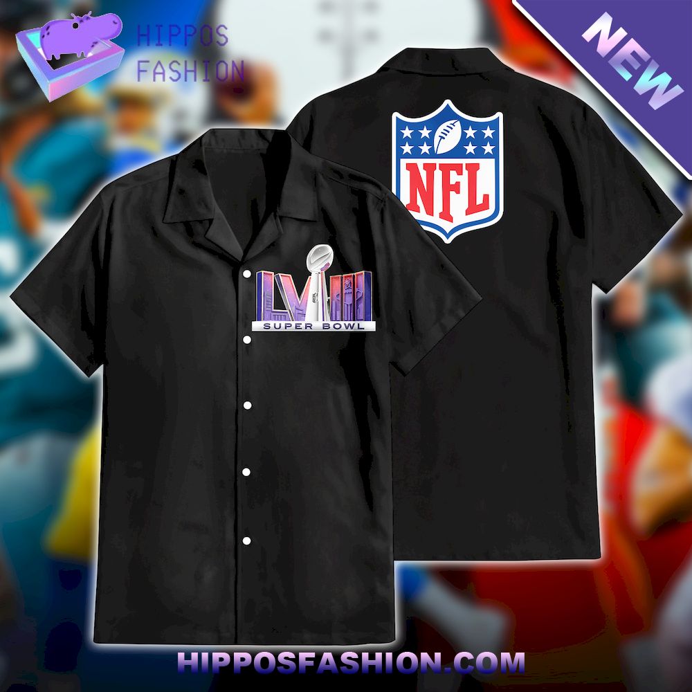 NFL Super Bowl LVIII Logo Hawaiian Shirt ()