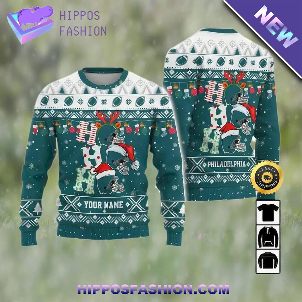 National Football League Philadelphia Eagles Personalized Ugly Christmas Sweater