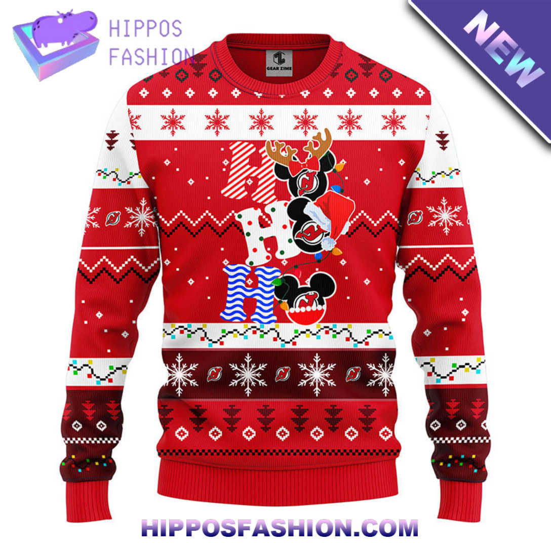 New Jersey Devils Hohoho Mickey Christmas Ugly Sweater JXDfZ.jpg