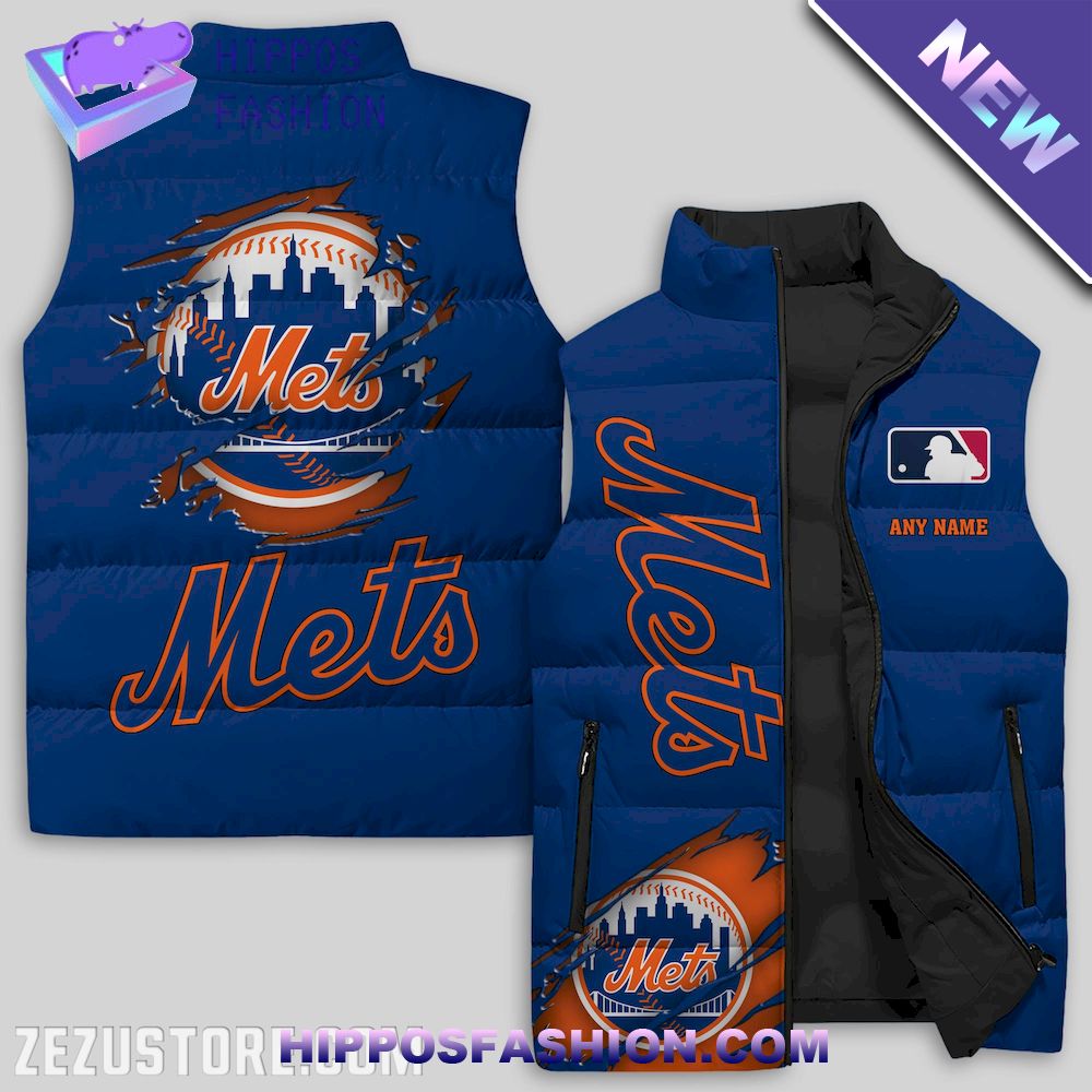 New York Mets MLB Personalized Puffer Jacket