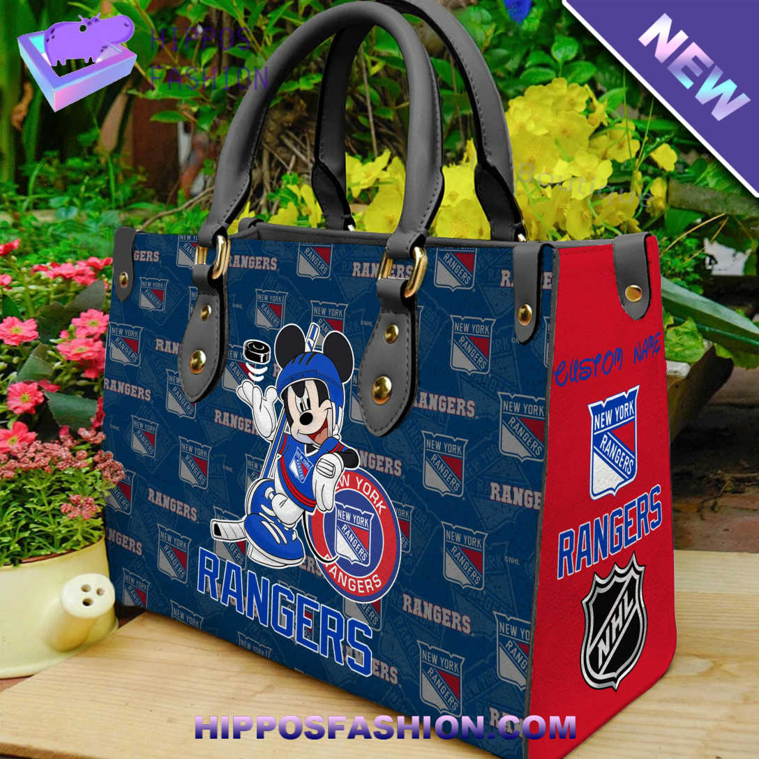 New York Rangers Mickey Women Leather Hand Bag LNdK.jpg