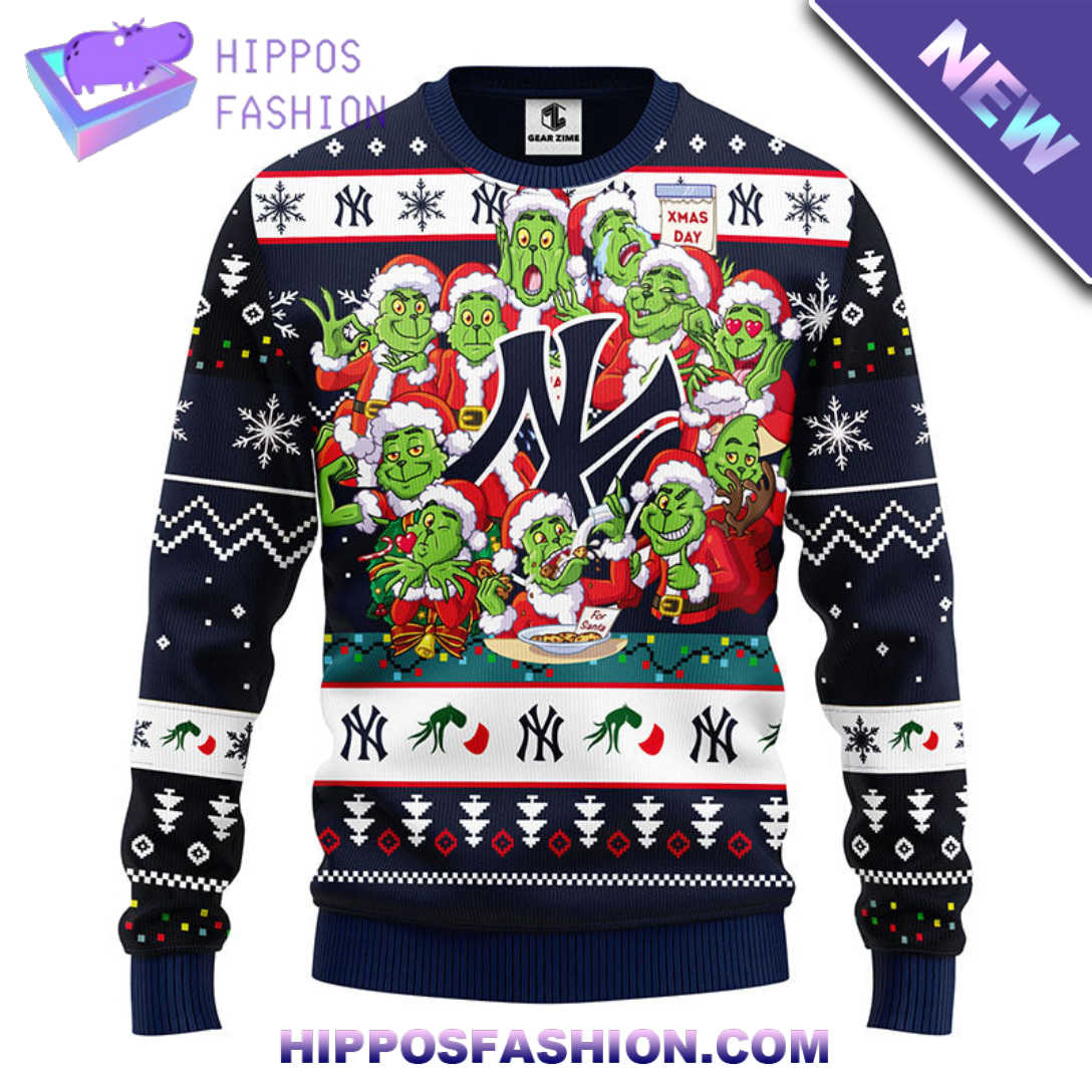 New York Yankees Grinch Xmas Day Christmas Ugly Sweater EgLp.jpg