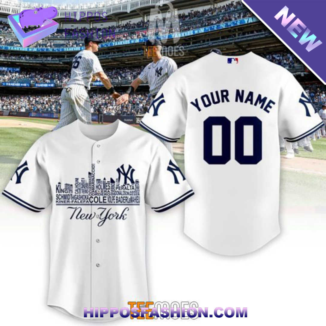 New York Yankees Roster Customized Baseball Jersey wLzWW.jpg