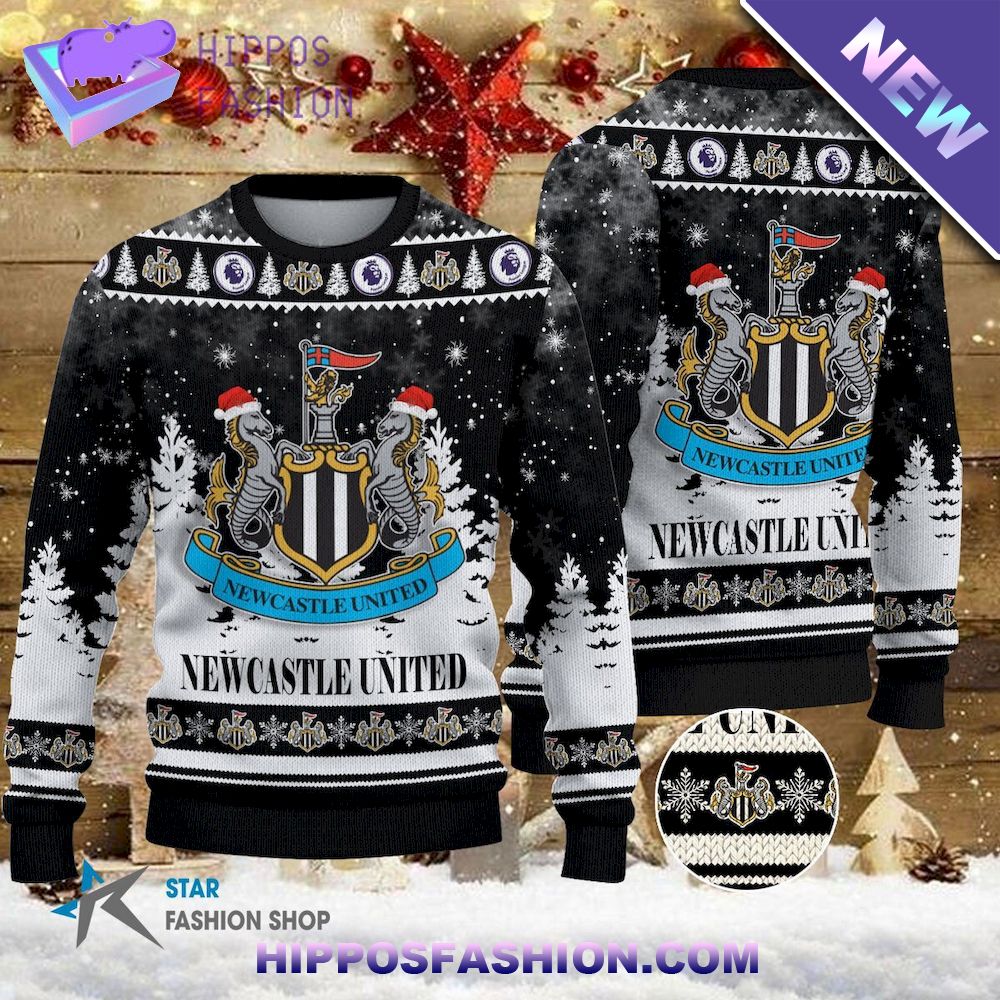Newcastle United EPL Team Ugly Christmas Sweater