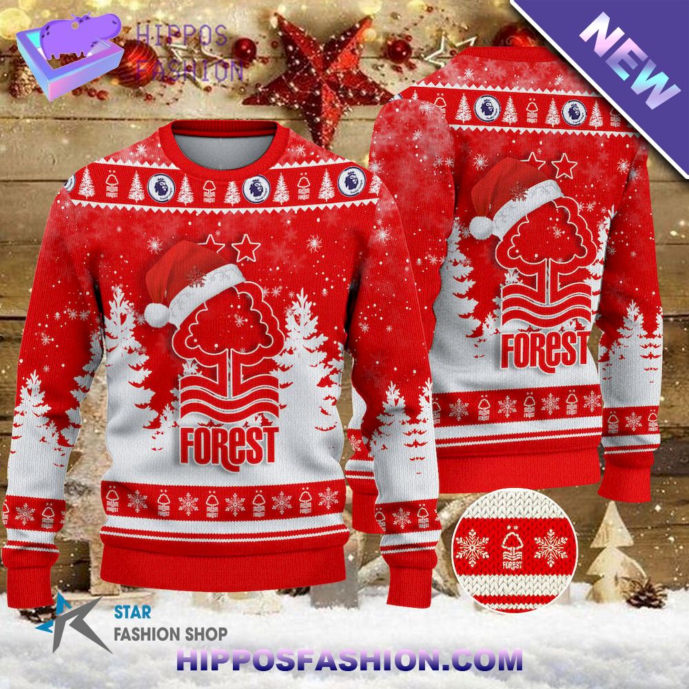 Nottingham Forest EPL Team Ugly Christmas Sweater