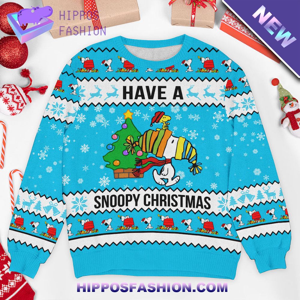 Charlie Brown Snoopy Minnesota Vikings Snoopy Ugly Christmas Sweater