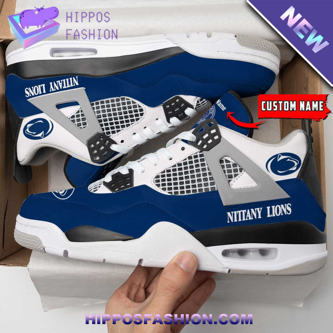 Penn State Nittany Lions Personalized Air Jordan 4 Sneaker