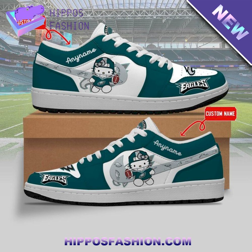 Philadelphia Eagles NFL Premium Air Force Shoes Custom Name