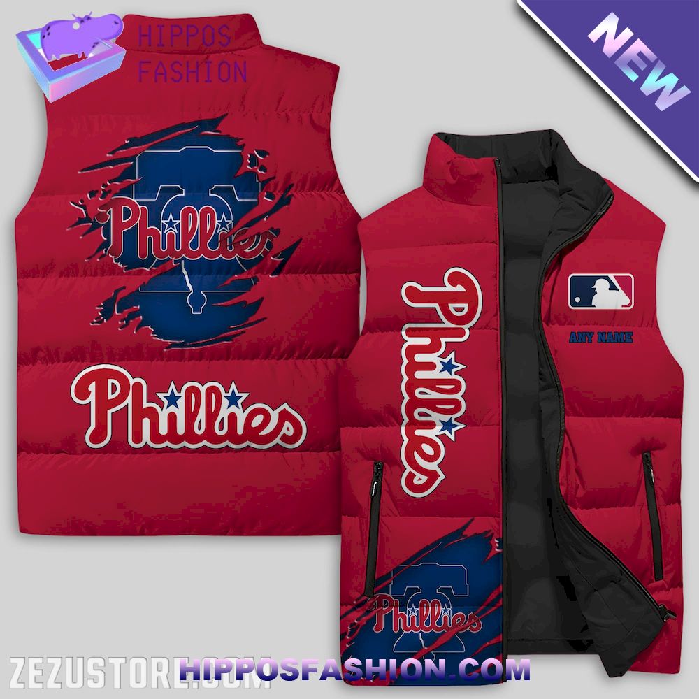 Philadelphia Phillies MLB Personalized Puffer Jacket