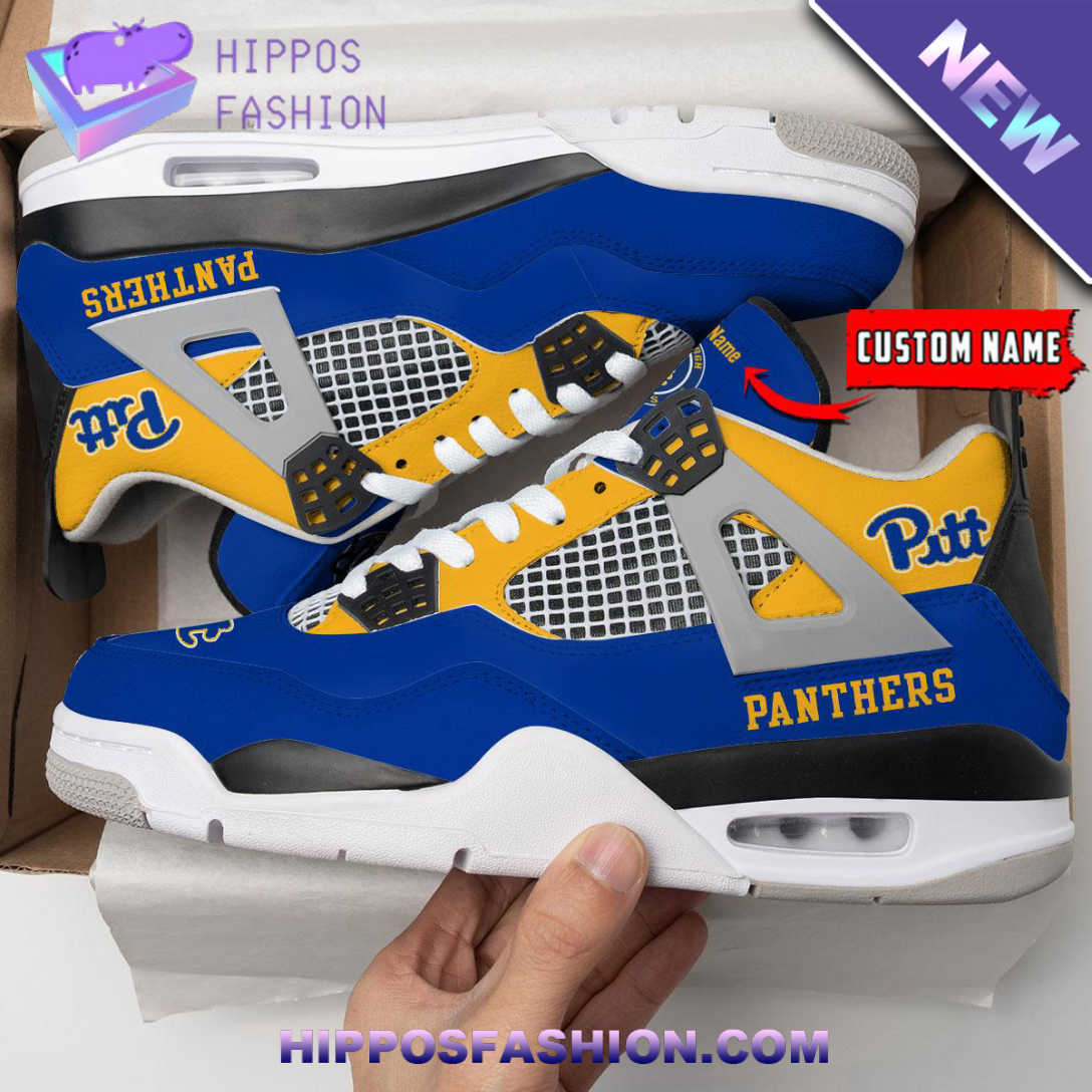 Pittsburgh Panthers Personalized Air Jordan 4 Sneaker