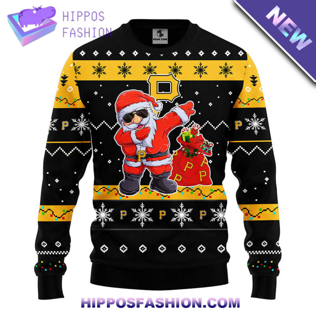 Pittsburgh Pirates Dabbing Santa Claus Christmas Ugly Sweater Vdnv.jpg