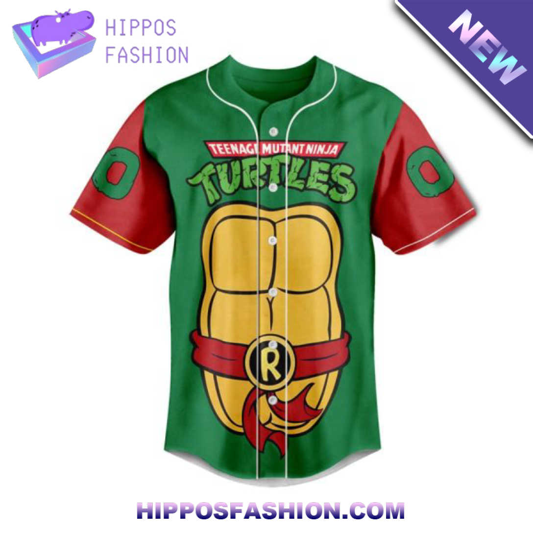 Raphael Teenage Mutant Ninja Turtles Customized Baseball Jersey