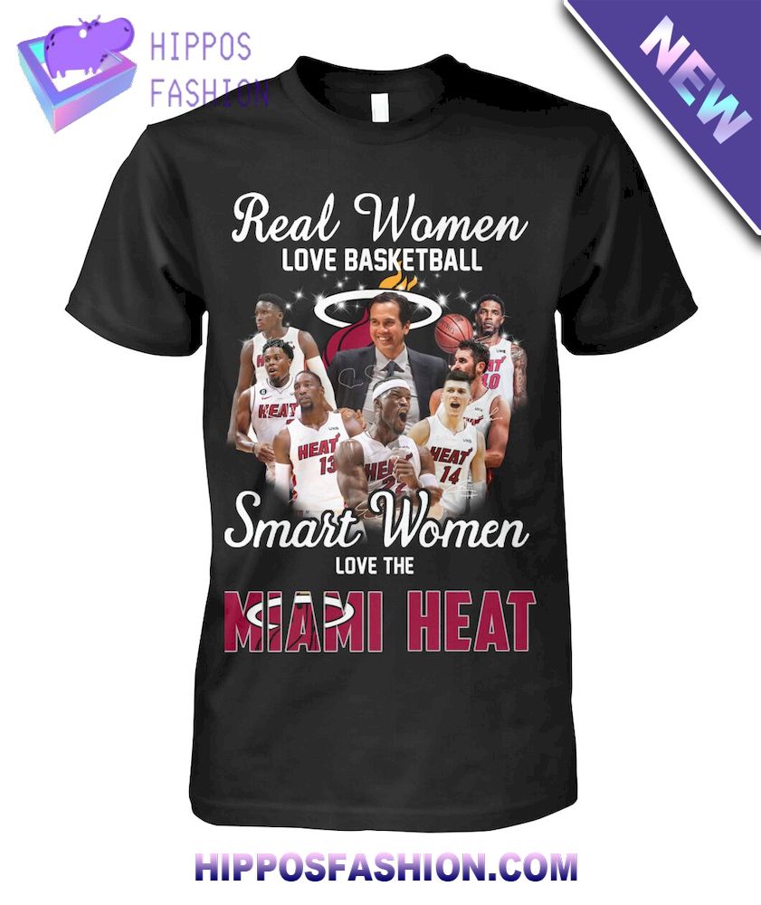 Real Women Love Miami Heat T Shirt D