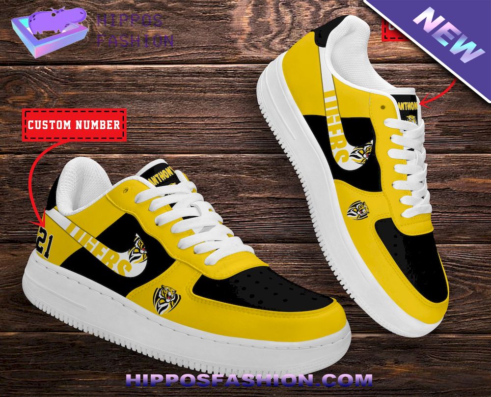 Richmond Tigers AFL Personalized Nike Air Force