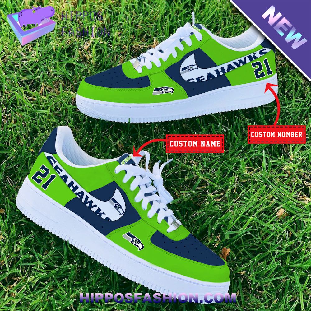 Seattle Seahawks NFL Personalized Nike Air Force