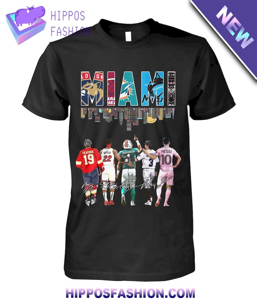 Sports Teams in Miami T Shirt D