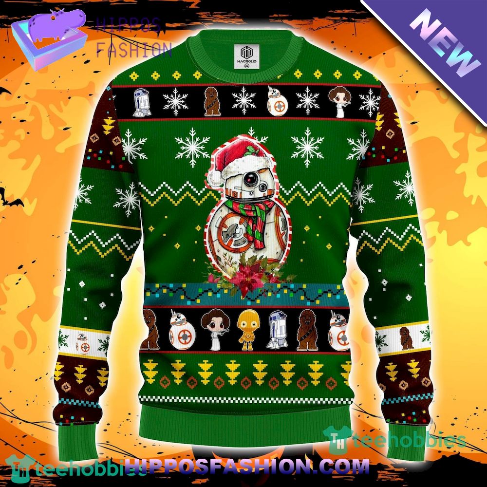 Star Wars B Green Ugly Christmas Sweater ()