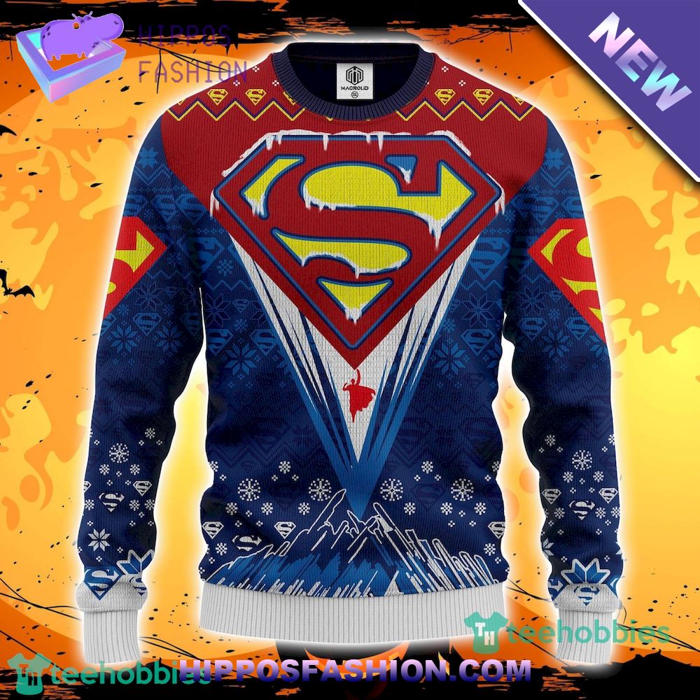 Superman Dc Ugly Christmas Sweater Amazing Gift Men And Women Christmas Gift