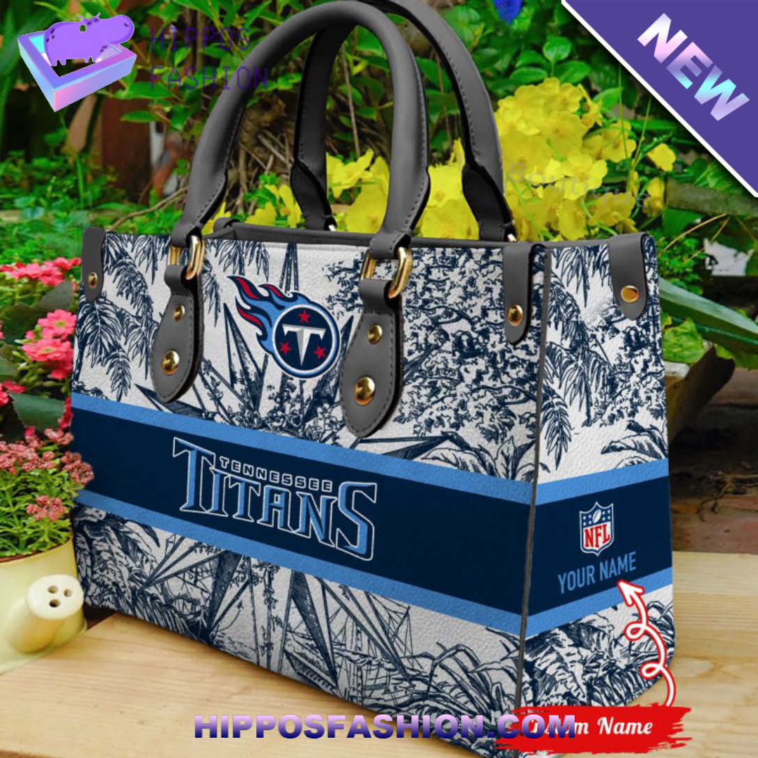Tennessee Titans NFL Personalized Leather HandBag