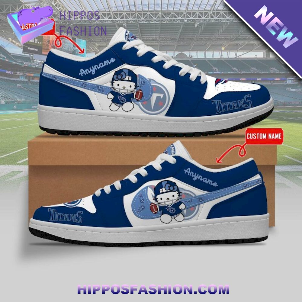 Tennessee Titans NFL Team Luxury Brand Sneakers Custom Name Air