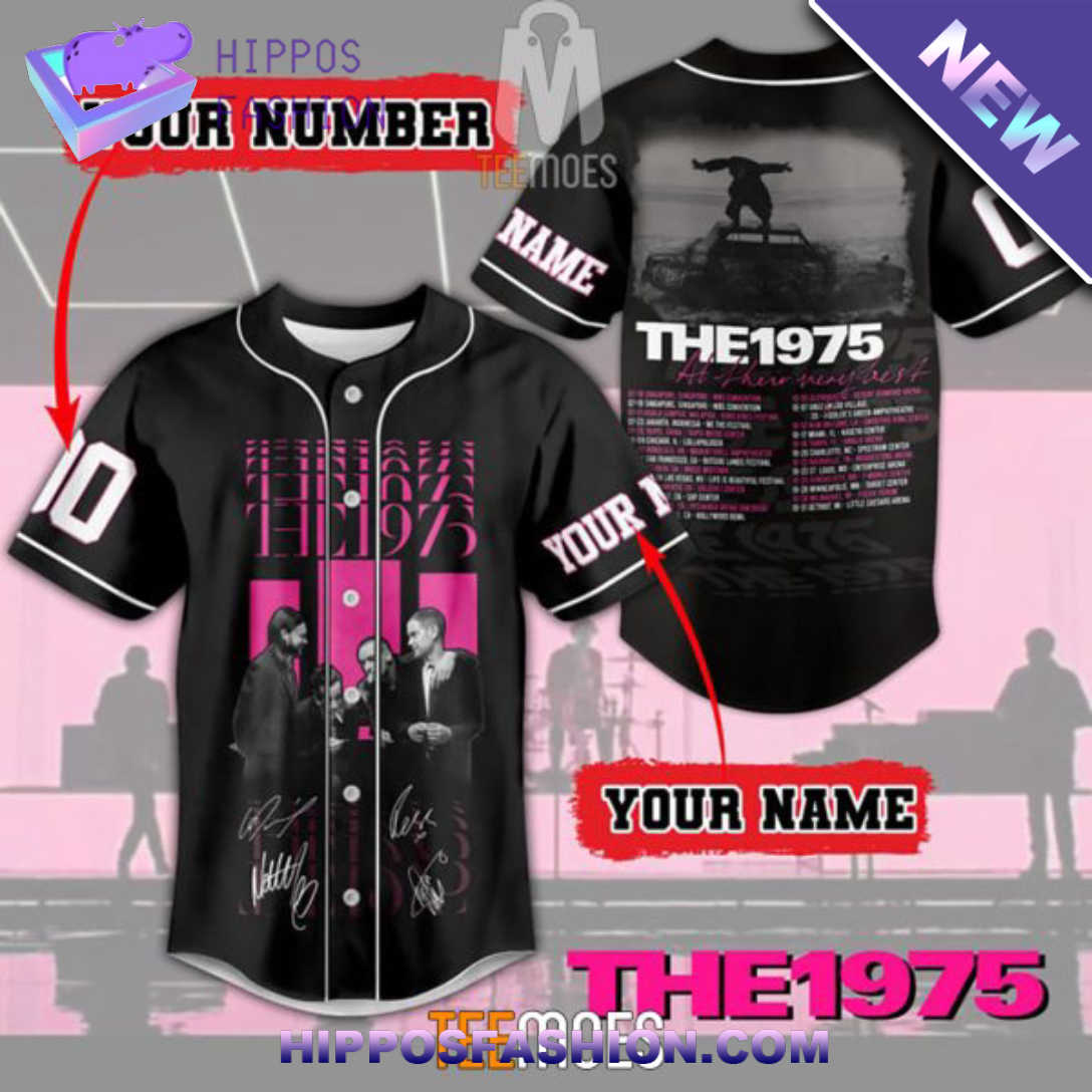 The 1975 At Their Very Best 2023 Tour Customized Baseball Jersey