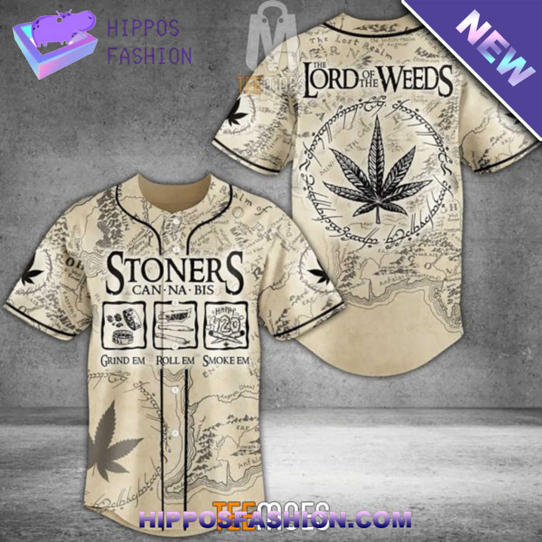 The Lord Of The Weeds Stoners Baseball Jersey