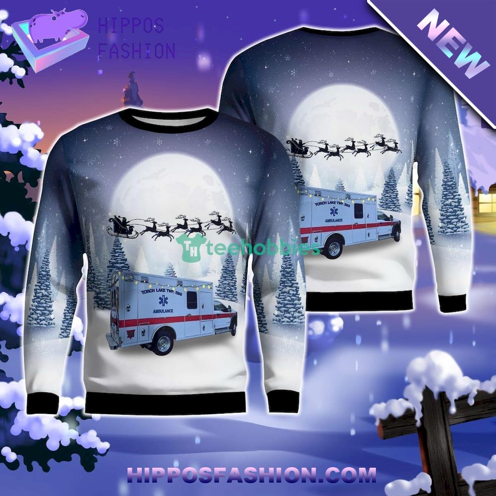 Torch Lake Township Ugly Christmas Sweater