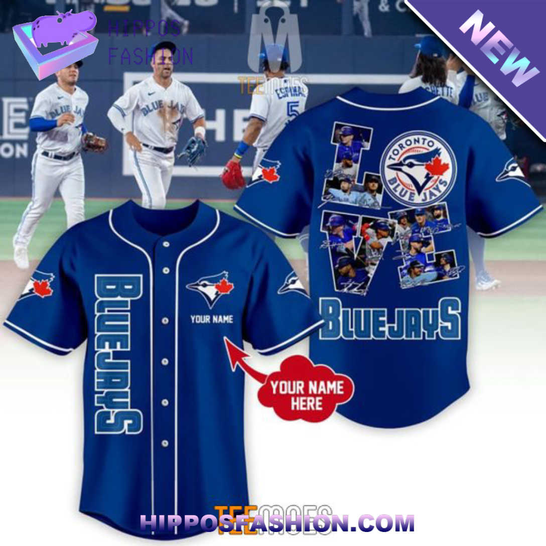Toronto Blue Jays Love Team 2023 Customized Baseball Jersey