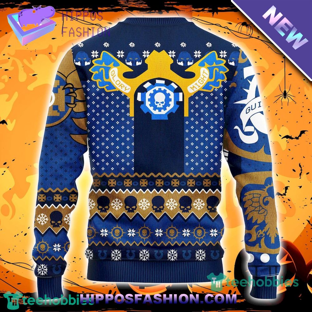 Warhammer K Blue Ugly Christmas Sweater