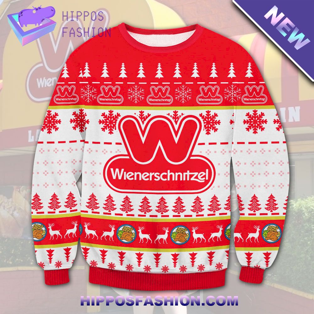 Wienerschnitzel Deer Ugly Christmas Sweater