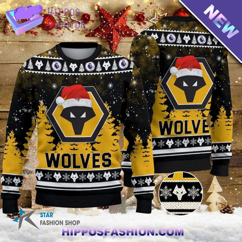 Wolverhampton EPL Team Ugly Christmas Sweater