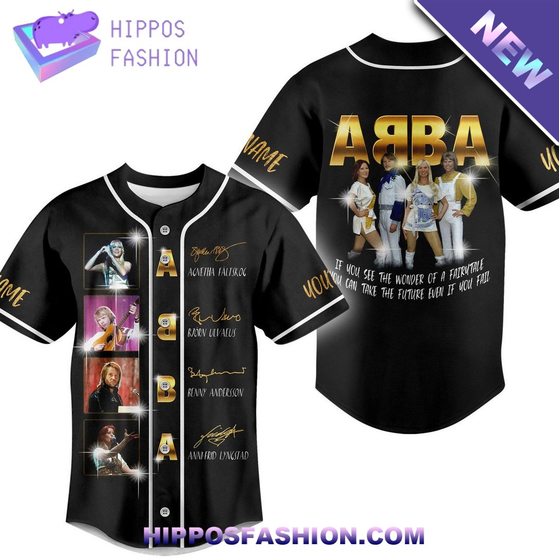 Abba Personalized Baseball Jersey You look handsome bro