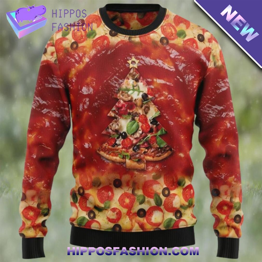 all i want for christmas is pizza ugly sweater christmas sweater ysyE.jpg