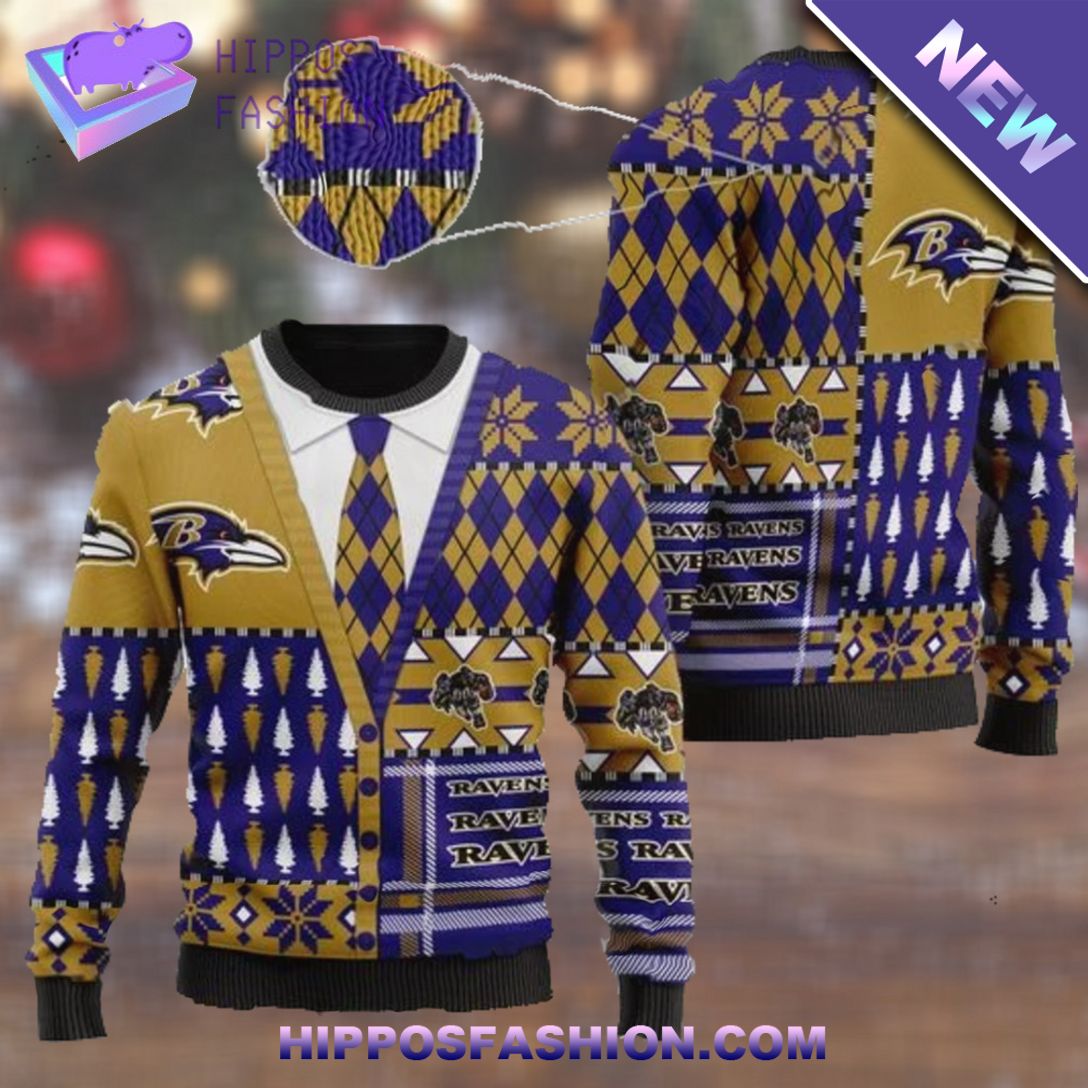 baltimore ravens nfl american football team cardigan ugly sweater zvMtk.jpg