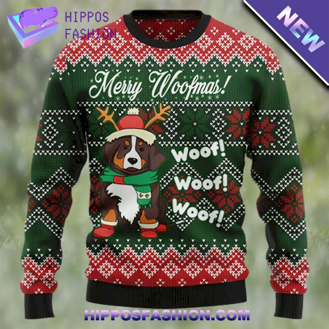 bernese mountain dog woofmas ugly christmas sweater nQuFi.jpg