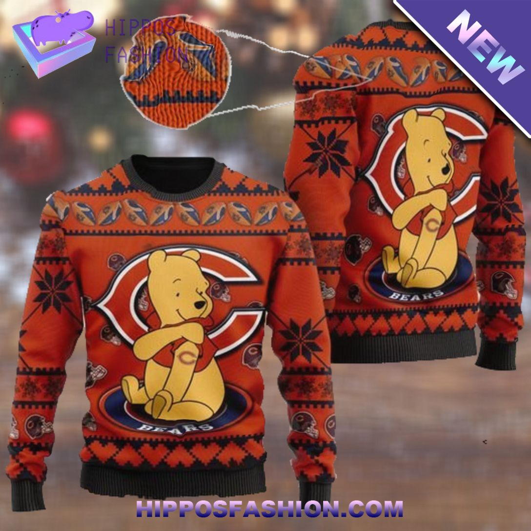 chicago bears nfl american football team logo cute winnie the pooh bear ugly sweater cpZF.jpg
