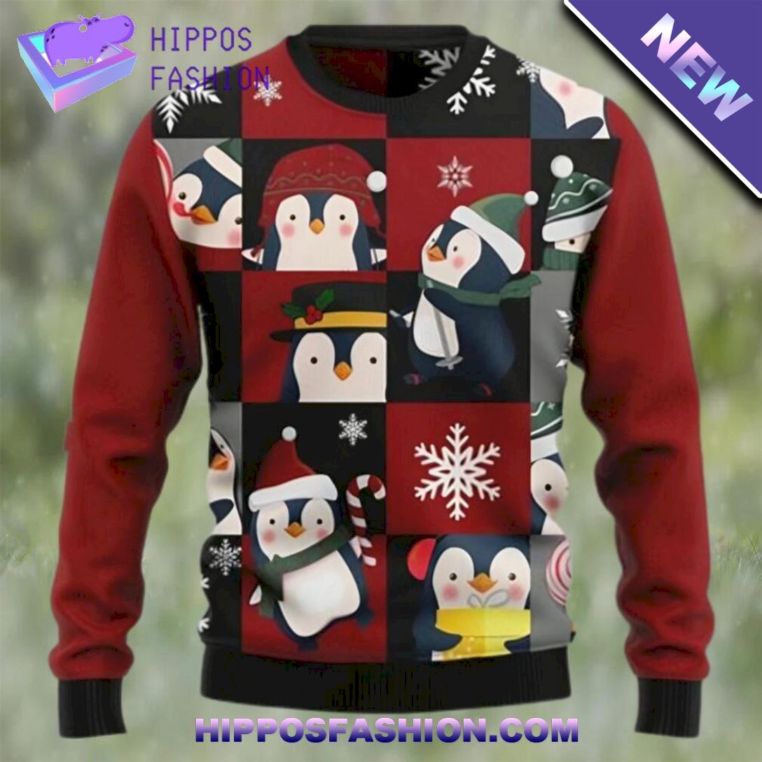 cute penguin penguin lover cute gift ugly christmas sweater SVKe.jpg